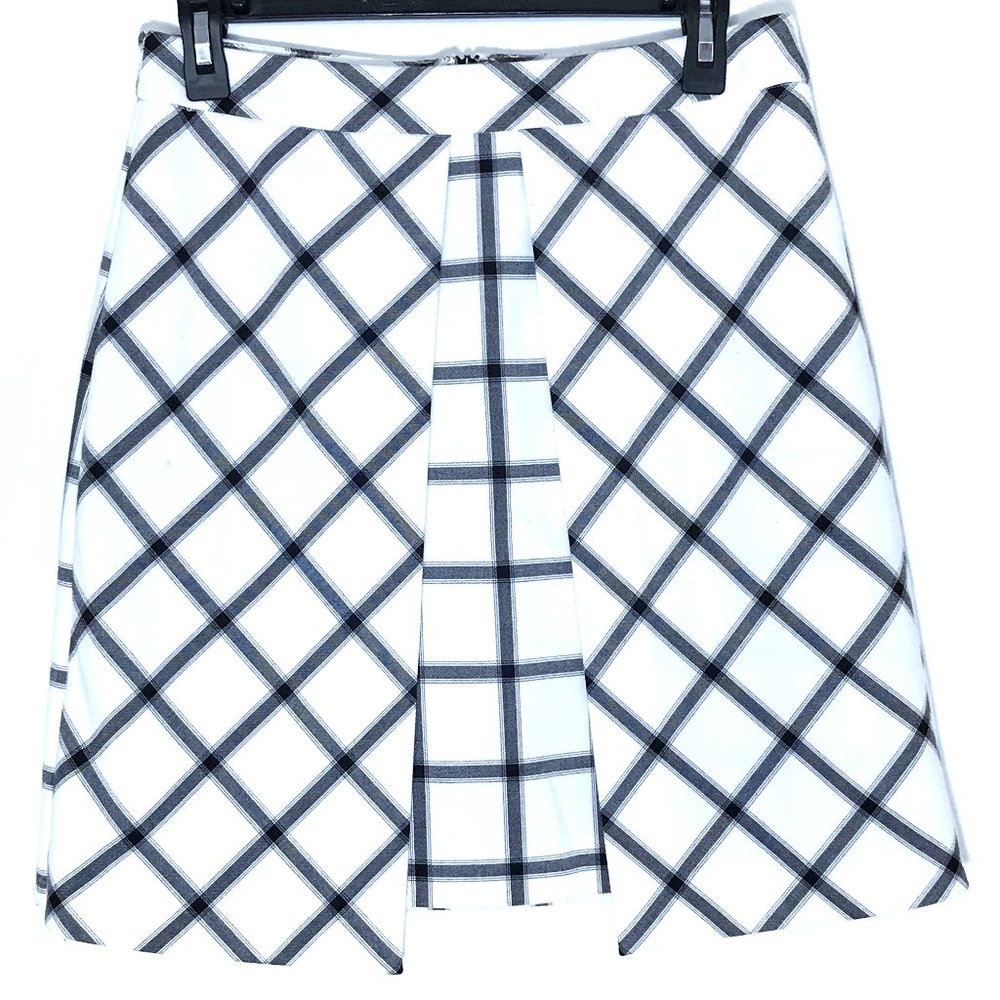 Queen's Gambit Checkered Knee-length Skirt